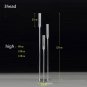 3head_10 set Crystal Candlestick 3\4\5\8\9 Heads Wedding Table Center Flower Stand Transparent acryl
