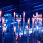 5head_10 set Crystal Candlestick 3\4\5\8\9 Heads Wedding Table Center Flower Stand Transparent acryl