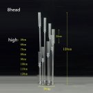 8head_10 set Crystal Candlestick 3\4\5\8\9 Heads Wedding Table Center Flower Stand Transparent acryl