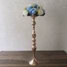 Gold 60 CM_IMUWEN Candle Holders 60 CM/24" Metal Candlestick Flower Vase Table Centerpiece Event Flo