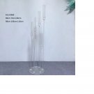 6 head_2pcs 4pcs 10pcs Wedding Decoration Centerpiece Candelabra Clear Candle Holder Acrylic Candles