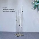 8 head silver_2pcs 4pcs 10pcs Wedding Decoration Centerpiece Candelabra Clear Candle Holder Acrylic 
