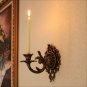 Wall Candlestick Holder Crafts Wall Art Retro Wall Mounted Candle Holder Iron Candleholder for Dinin
