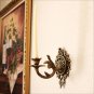 Wall Candlestick Holder Crafts Wall Art Retro Wall Mounted Candle Holder Iron Candleholder for Dinin