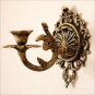 Wall Candlestick Holder Crafts Wall Art Retro Wall Mounted Candle Holder Iron Candleholder for Dinin