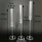 Acrylic_10set=30 Pcs Crystal Candle Holders Acrylic Candlestick Road Lead Candelabra CenterPieces We