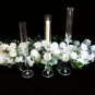 Acrylic_10set=30 Pcs Crystal Candle Holders Acrylic Candlestick Road Lead Candelabra CenterPieces We