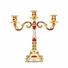 3 Arm_Luxury 5 Arm Candle Holders Vintage Home Decoration Accessories Zinc Alloy 3 Arm Candle Holder