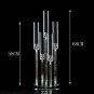 acrylic 5 head_Clear Acrylic Candlesticks, 5 Arms Candelabra, Centerpieces for Wedding Party, Table