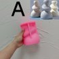 A_3 Designs Bubbly Candle Mold Irregular Swirl Pillar Soy Wax Mold Sculptural Cylindrical Silicone M