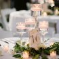 3PCS Set C_3PCS Glass Candle Holders, Tealight Candle Holder, Party Wedding Table Centerpieces, Crys