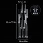 8 Arms Clear Candlesticks Holder  Arcylic Candelabra Candle Holder Events Party Wedding Table Center