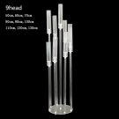 9 heads_1pcs 5pcs 10pcs12pcsWedding Decoration Centerpiece Candelabra Clear Candle Holder Acrylic Ca