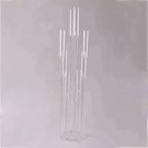 8 Arms B_Acrylic Candelabra All Clear Candle Holders Wedding Candlesticks Table Centerpieces Flower 