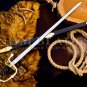 Marvelous Zorro Rapier Sword Handmade Medieval Vikings Battle Ready Sword Gift