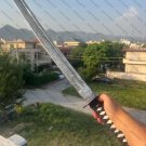 Hand Forged Damascus Steel Blade 34" Long Full-Tang Combat Sword with Scabbard. Hand Forged Damascus Steel Blade 34" Long Full-Tang Combat Sword with Scabbard.