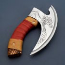 Pizza Slicing Axe-Viking Forged Blade-Forged Sharp Pizza Slicing Axe With Sheath Pizza Slicing Axe-Viking Forged Blade-Forged Sharp Pizza Slicing Axe With Sheath
