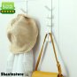 1pc Over-the-Door Hook Rack &acirc;�� Plastic Storage for Bags, Hats & Coats in Black/White/Brown