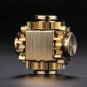 Pure Brass Gold Fidget Spinner Toy Gear Gyro Metal Hand Spinner Fidget Anxiety Stress Relief Toy