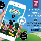 Mickey mouse Invitation Mickey Mouse Birthday Invitation