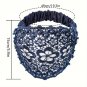 Headbands For Women Elegant Floral Beaded Wide Hair Accessories 3pcs Set
