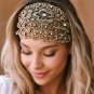 Headbands For Women Elegant Floral Beaded Wide Hair Accessories 3pcs Set