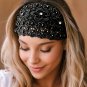Headbands For Women Elegant Floral Beaded Wide Hair Accessories 3pcs Set