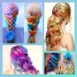 10 Color Hair Chalk Comb - Y2K Hair Chalk Comb - Temporary Washable Hair Color Dye