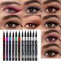 12pcs Waterproof Eyeshadow & Eyeliner Pencil Set - Long-Lasting