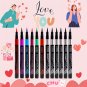12pcs Waterproof Eyeshadow & Eyeliner Pencil Set - Long-Lasting