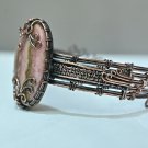 Vintage hard stone bangle covered by pure copper
