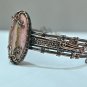 Vintage hard stone bangle covered by pure copper