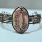 Vintage hard stone bangle covered by pure copper