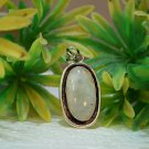 Rainbow Moonstone Oval Pendent