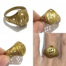 ANCIENT BRONZE ANTIQUE STYLE VIKING RING AMAZING-OLD WARRIOR RING-ARTIFACT RARE