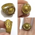VINTAGE ROMAN STYLE RING INCREDIBLY EXTREMELY ANCIENT BRONZE WITH NEAR EASTERN