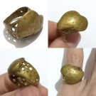 RARE EXTREMELY ANCIENT BRONZE RING STYLE ROMAN ANTIQUE VIKING ARTIFACT AMAZING