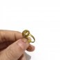 VTG RING REFLECTING ROMAN STYLE EXTREMELY ANCIENT BRONZE NEAR EASTERN GILDING