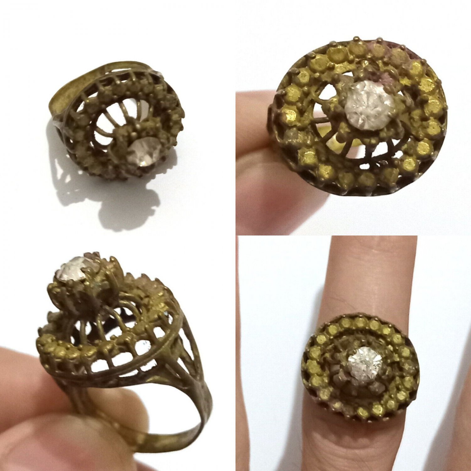 RARE ANCIENT BRONZE ANTIQUE ISLAMIC BRONZE RING ARABIC ARTIFACT VERY ...