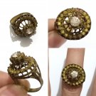 RARE ANCIENT BRONZE ANTIQUE ISLAMIC BRONZE RING ARABIC ARTIFACT VERY STUNNING
