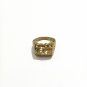 OLD Antique Victorian Vintage Ring in Bronze with Amazing Rare Stones Strasse