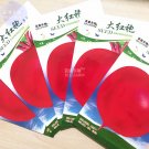 Red Radish 'Da Hongpao' Round Organic Vegetable Seeds, 5 packs, 80 seeds/pack, delicious big red veg Red Radish 'Da Hongpao' Round Organic Vegetable Seeds, 5 packs, 80 seeds/pack, delicious big red veg