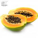 6PCS Hainan Yellow Skin Yellow Inside Papaya Fruits 'Seeds' Heirloom Pawpaw Sweet Fruits Home Garden