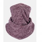 Winter Fleece Neck Warmer Scarf for Men Women Cycling Ski Neck Gaiter Face Mask Coffee