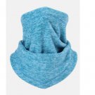 Winter Fleece Neck Warmer Scarf for Men Women Cycling Ski Neck Gaiter Face Mask Green