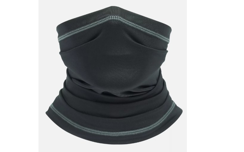 Face Mask Balaclava Scarf Neck Fishing Shield Sun Gaiter UV Headwear Dark Gray