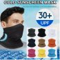 Face Mask Balaclava Scarf Neck Fishing Shield Sun Gaiter UV Headwear Dark Gray