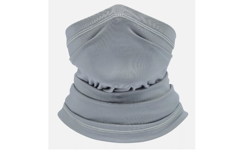 Face Mask Balaclava Scarf Neck Fishing Shield Sun Gaiter UV Headwear Light Gray