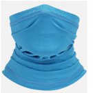 Face Mask Balaclava Scarf Neck Fishing Shield Sun Gaiter UV Headwear - Light Blue