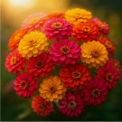 ZINNIA AUTUMN MIX SEEDS CUT FLOWER GIANTS | NON-GMO 300+ Seeds
